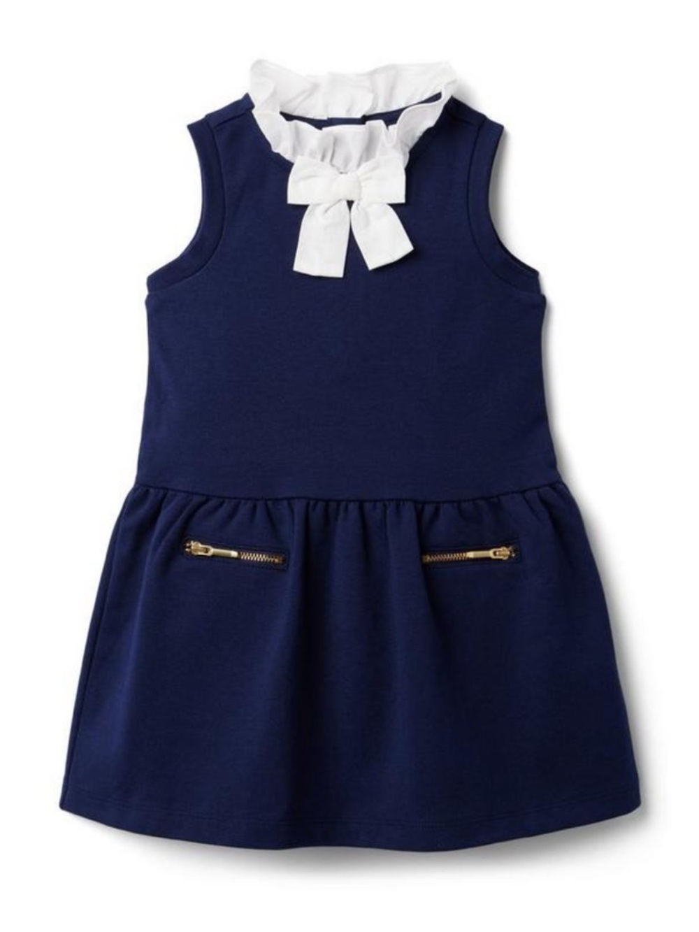 Janie and Jack Bow Collar Ponte Dress